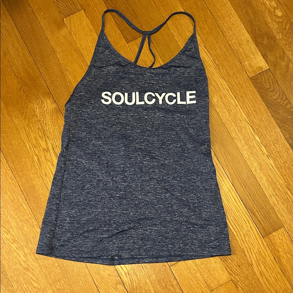 SoulCycle X Nike Women's Heathered Navy Tank Top
